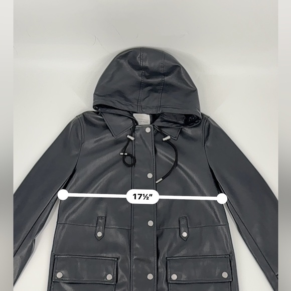 Avec Les Filles Women’s Navy Coat (B50) - Picture 6 of 10